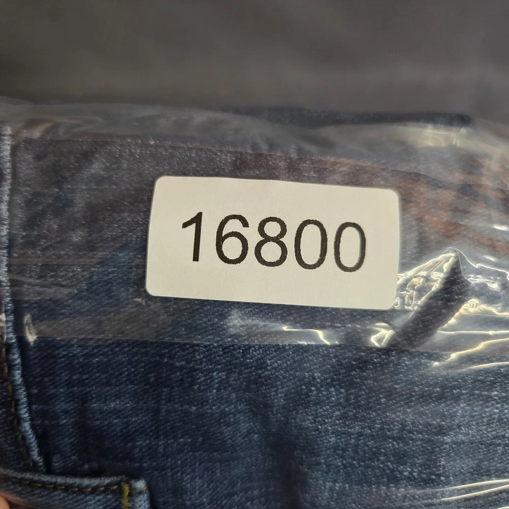 Levi's 505 Jeans Mens 38x32 Blue Denim Regular Fit Straight Leg Stretch Workwear